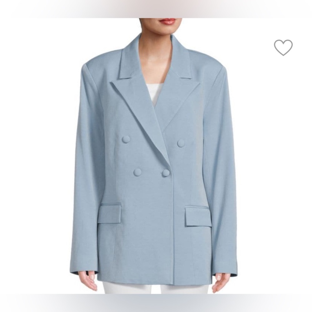 WEWOREWHAT Double Breasted Blazer Sz Small Academia Sophisticated Work Business